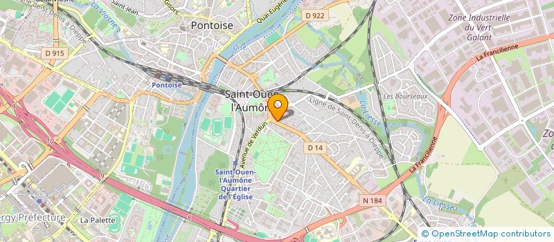 localisation de l'entreprise MONSIEUR SOUMAH FACINET à SAINT-OUEN-L'AUMONE