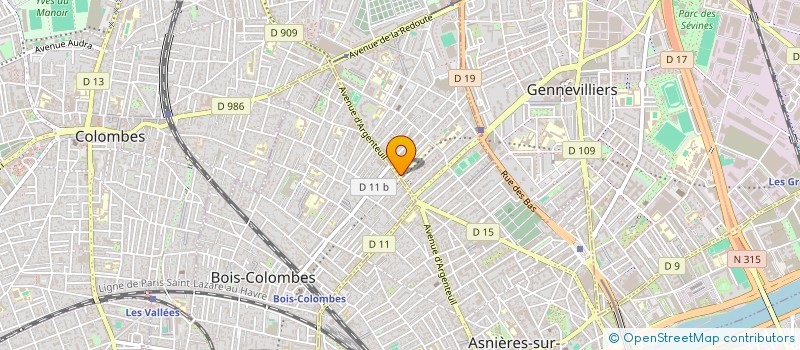 localisation de l'entreprise MONSIEUR SOUMAILA KAMAGATE à ASNIERES-SUR-SEINE