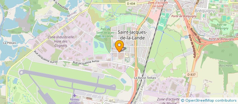 localisation de l'entreprise MONSIEUR SOUMAILA OUSMANE  SAINT-JACQUES-DE-LA-LANDE