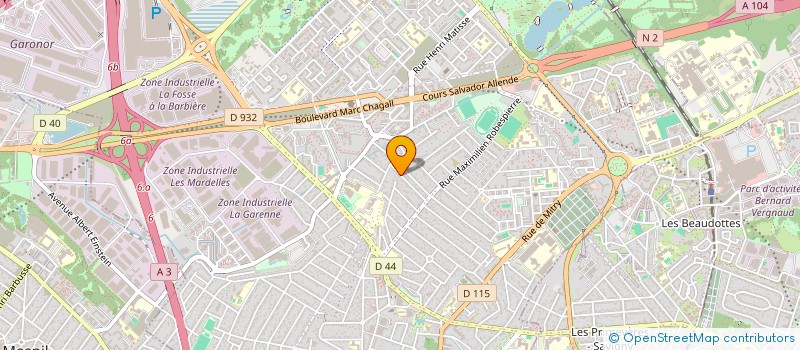 localisation de l'entreprise MONSIEUR SOUMAILA SANGARE à AULNAY-SOUS-BOIS