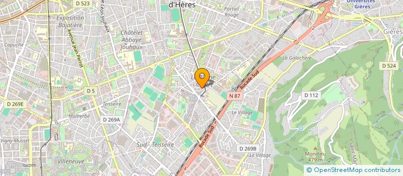 localisation de l'entreprise MONSIEUR SOUMAILA SOUARE  SAINT-MARTIN-D'HERES