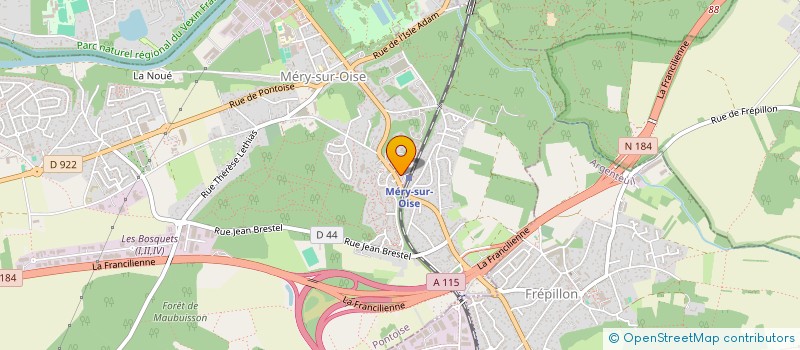 localisation de l'entreprise MONSIEUR SOUMAILA YANSAMBOU  MERY-SUR-OISE