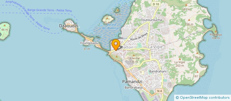 localisation de l'entreprise MONSIEUR SOUMAILI AHMED à DZAOUDZI