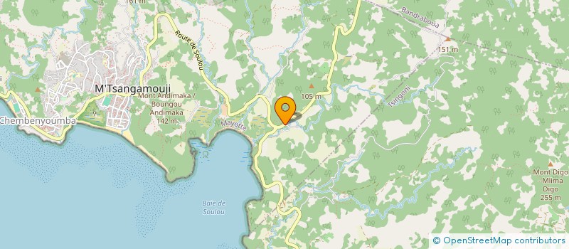 localisation de l'entreprise MONSIEUR SOUMAILI FADUILA  M'TSANGAMOUJI