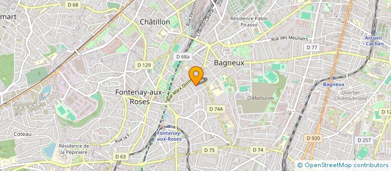 localisation de l'entreprise MONSIEUR SOUMANA TIENTA  FONTENAY-AUX-ROSES