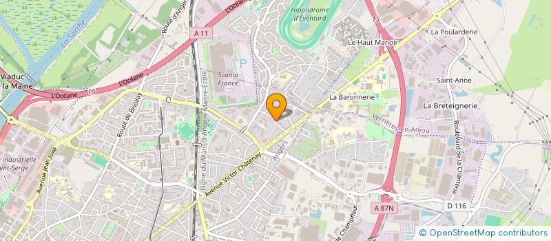 localisation de l'entreprise MONSIEUR SOUMANAN TRAORE à ANGERS