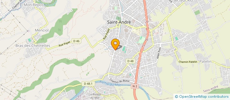 localisation de l'entreprise MONSIEUR SOUMETI M'MADI  SAINT-ANDRE