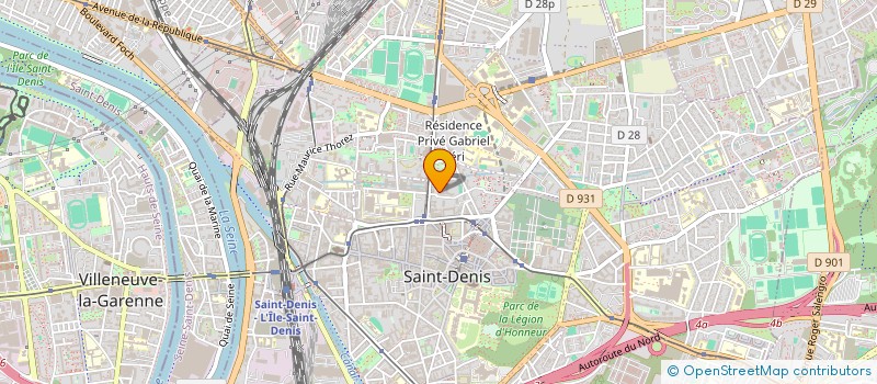 localisation de l'entreprise MONSIEUR SOUMEYLA CAMARA  SAINT-DENIS