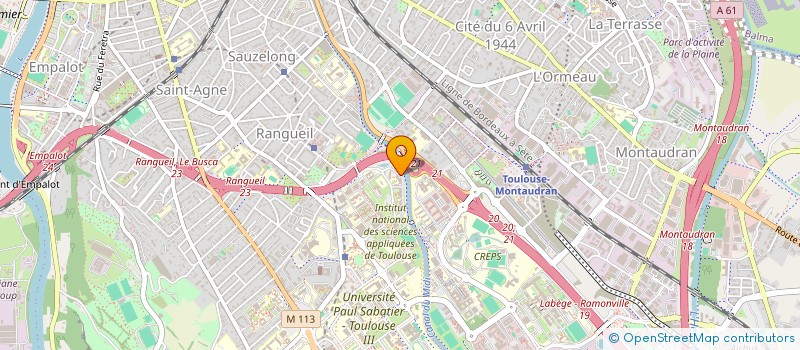 localisation de l'entreprise MONSIEUR SOUNGALO OUATTARA à TOULOUSE