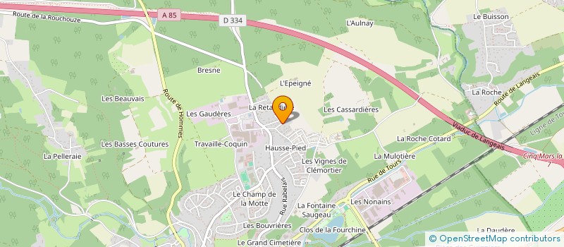 localisation de l'entreprise MONSIEUR SOUNKALO DIARRA  LANGEAIS