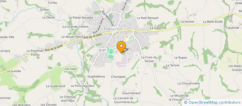 localisation de l'entreprise MONSIEUR SOUNOUHADJI ABDOU  PLUC-L'HERMITAGE