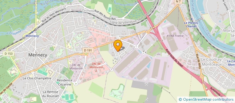 localisation de l'entreprise MONSIEUR SOUPHIANE AZZA  ORMOY