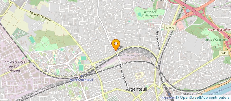 localisation de l'entreprise MONSIEUR SOUPHIANE BOUDCHICH  COLOMBES