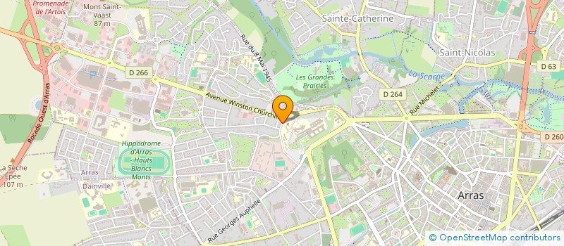 localisation de l'entreprise MONSIEUR SOUPHIANE BOUSHABA à ARRAS