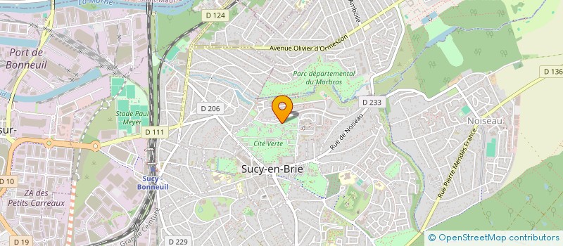 localisation de l'entreprise MONSIEUR SOUPHYANE BOUSSAG  SUCY-EN-BRIE