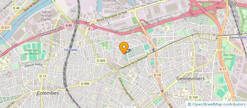 localisation de l'entreprise MONSIEUR SOURAKATA DRAME  ASNIERES-SUR-SEINE