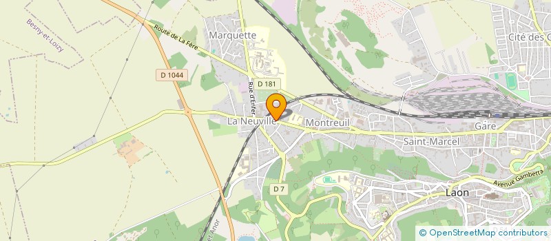 localisation de l'entreprise MONSIEUR SOURYA PREVOT à LAON