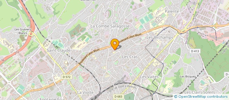 localisation de l'entreprise MONSIEUR SOUTONNOMA THIERRY GANSONRE à BESANCON