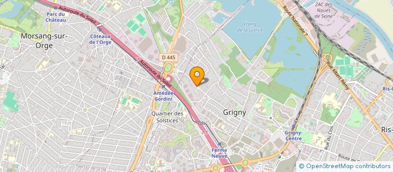 localisation de l'entreprise MONSIEUR SOUZA ARTUR VITOR  GRIGNY