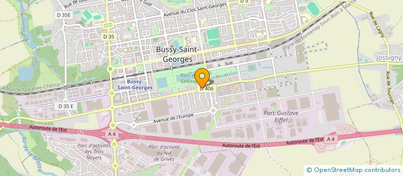 localisation de l'entreprise MONSIEUR SOVANN SY  BUSSY-SAINT-GEORGES