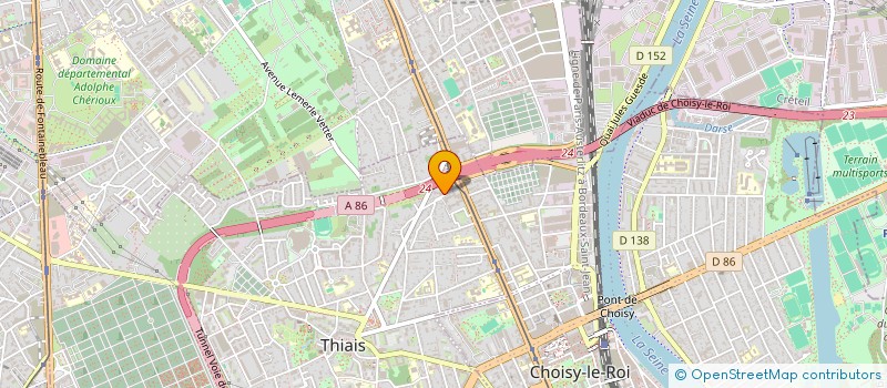 localisation de l'entreprise MONSIEUR SOVANNARITH YIN  THIAIS