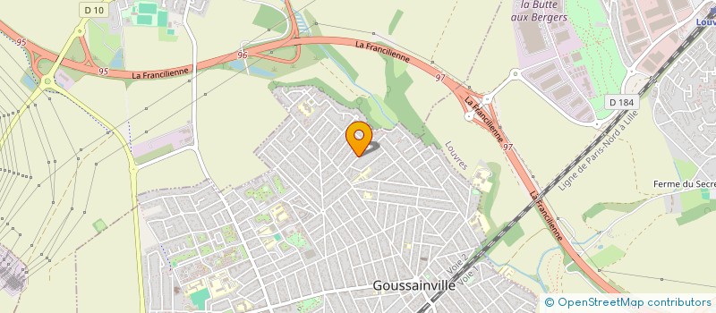 localisation de l'entreprise MONSIEUR SOVENET CLOCY  GOUSSAINVILLE