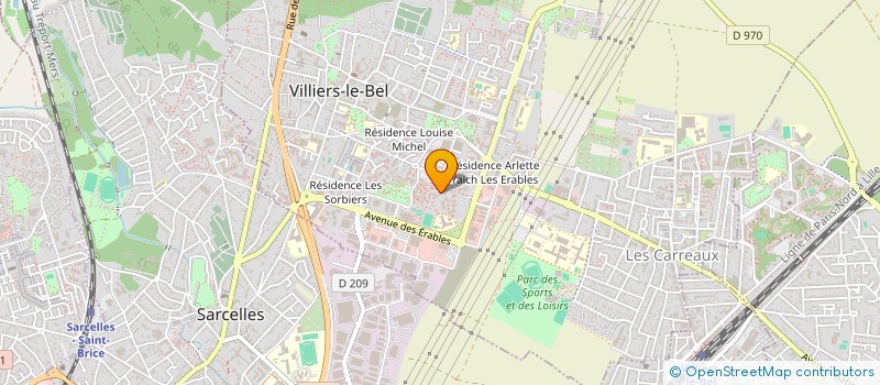 localisation de l'entreprise MONSIEUR SP MOHAMED KASSIM MARICAR  VILLIERS-LE-BEL