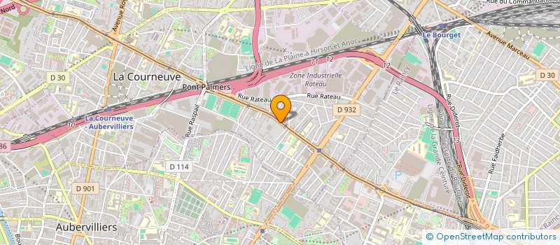 localisation de l'entreprise MONSIEUR SP SOUROV à LA COURNEUVE