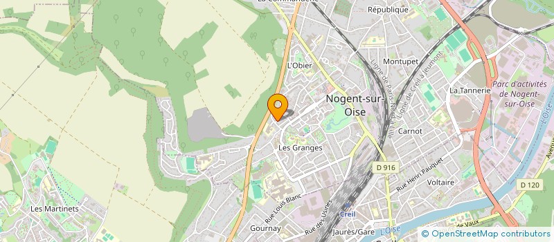 localisation de l'entreprise MONSIEUR SP SUNDARESWARAN à NOGENT-SUR-OISE