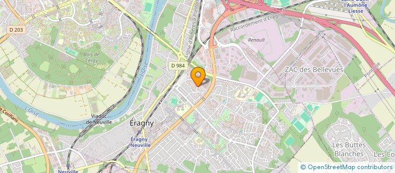 localisation de l'entreprise MONSIEUR SP TOSENDA MPOYI NGALULA  ERAGNY