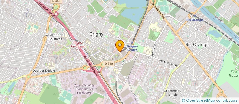 localisation de l'entreprise MONSIEUR SPC AROULMOJY à GRIGNY