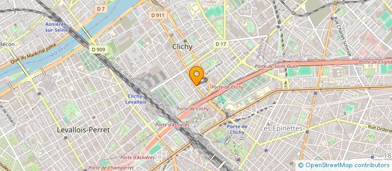 localisation de l'entreprise MONSIEUR SPC BANENESE NKUSU TANTU à CLICHY