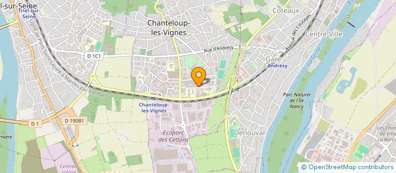 localisation de l'entreprise MONSIEUR SPC LUDIONGO KINGANGU  CHANTELOUP-LES-VIGNES