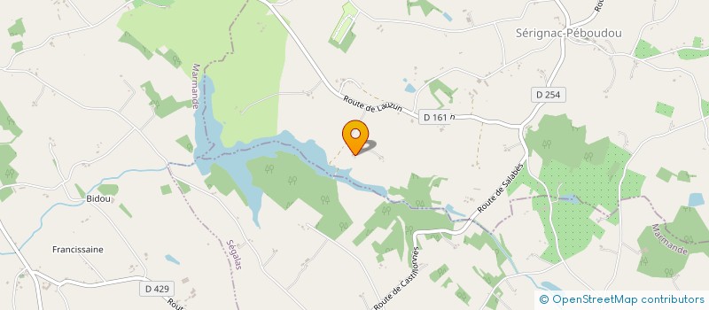 localisation de l'entreprise MONSIEUR SPENCER ROWORTH  LAUZUN