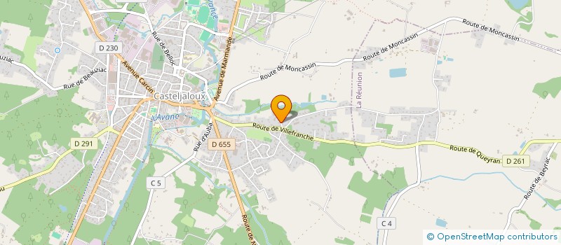 localisation de l'entreprise MONSIEUR SPIKE MOUNTFORD  CASTELJALOUX