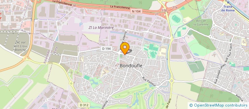 localisation de l'entreprise MONSIEUR SPINGUL SAFI  BONDOUFLE