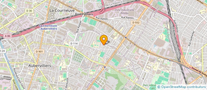 localisation de l'entreprise MONSIEUR SRBOSLAV SINDJELIC  AUBERVILLIERS