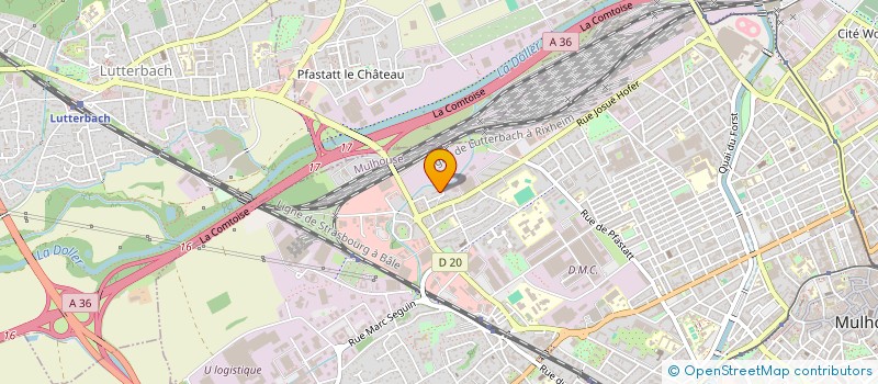 localisation de l'entreprise MONSIEUR SRDJA BULATOVIC  MULHOUSE