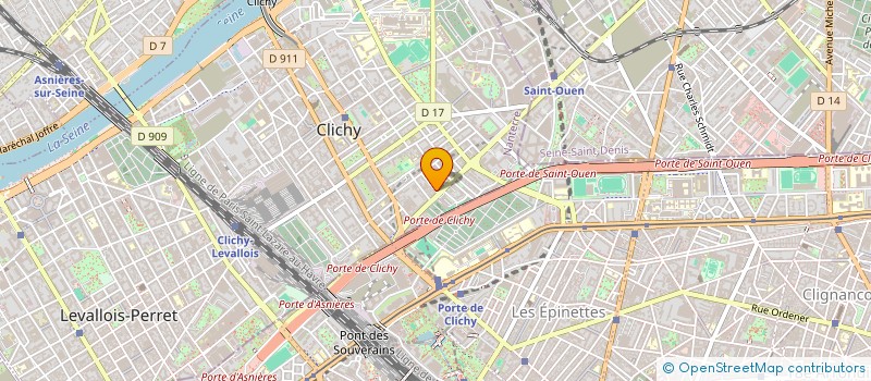 localisation de l'entreprise MONSIEUR SRECKO BOSKOVIC  CLICHY