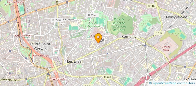 localisation de l'entreprise MONSIEUR SREEDIP BARUA à LES LILAS