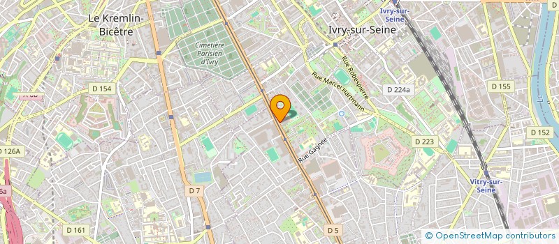 localisation de l'entreprise MONSIEUR SREEHARI PATHIYAMPARAMPIL  IVRY-SUR-SEINE