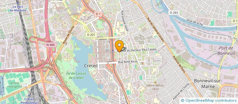 localisation de l'entreprise MONSIEUR SREEKARNATH SREEKARNATH ALLI  CRETEIL