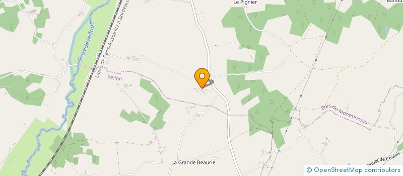 localisation de l'entreprise MONSIEUR SREPHANE BORDES à BORS (CANTON DE TUDE-ET-LAVALETTE)