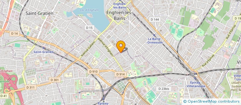 localisation de l'entreprise MONSIEUR SRIMANTA MUKHERJEE  ENGHIEN-LES-BAINS