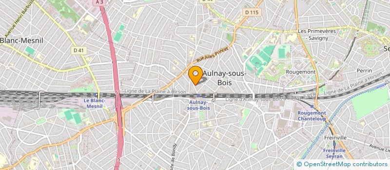 localisation de l'entreprise MONSIEUR SRINIVAS JUGJEEWON  AULNAY-SOUS-BOIS