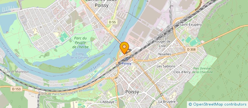 localisation de l'entreprise MONSIEUR SRINIVAS MUKKAPALLY  POISSY