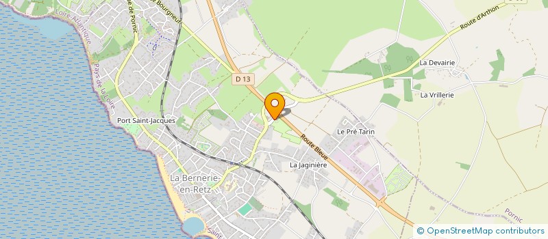 localisation de l'entreprise MONSIEUR STACEY ARDES  LA BERNERIE-EN-RETZ