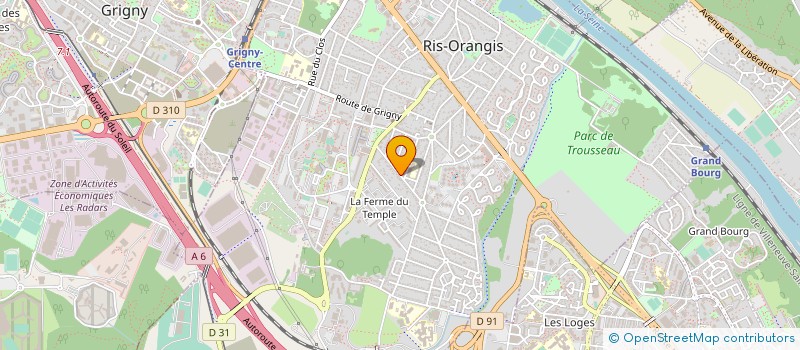 localisation de l'entreprise MONSIEUR STACY THENARD à RIS-ORANGIS