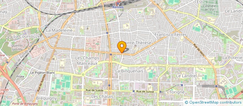 localisation de l'entreprise MONSIEUR STAEVEE JONATHAN à RENNES