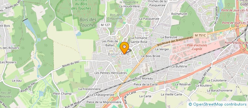 localisation de l'entreprise MONSIEUR STAMATIS SIMEON  BALLAN-MIRE